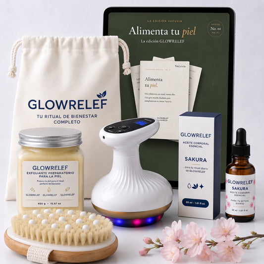 Erramienta de  masaje vacuvia glowrelef piel firme