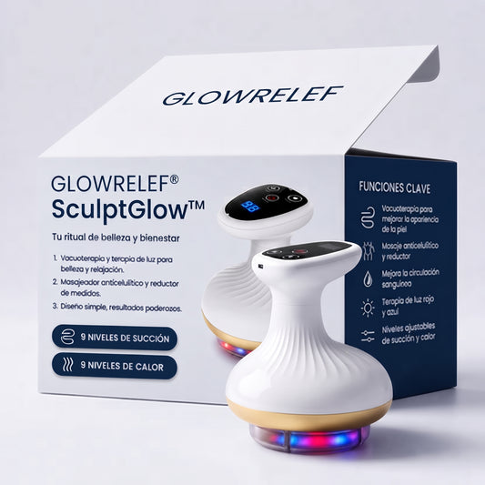 Erramienta de  masaje vacuvia glowrelef piel firme