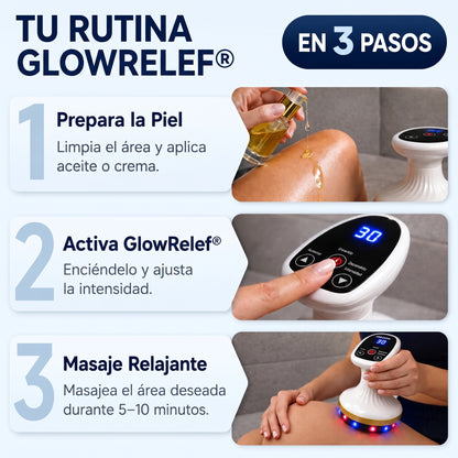 Erramienta de  masaje vacuvia glowrelef piel firme