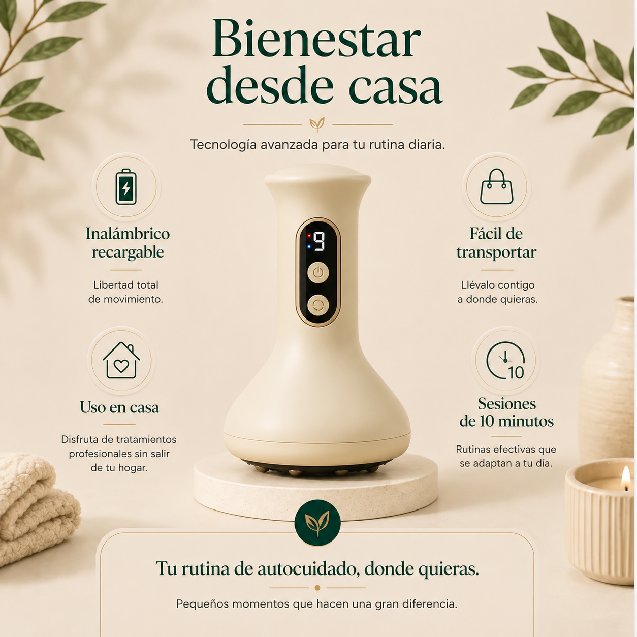 Dispositivo de masajeador eléctrico