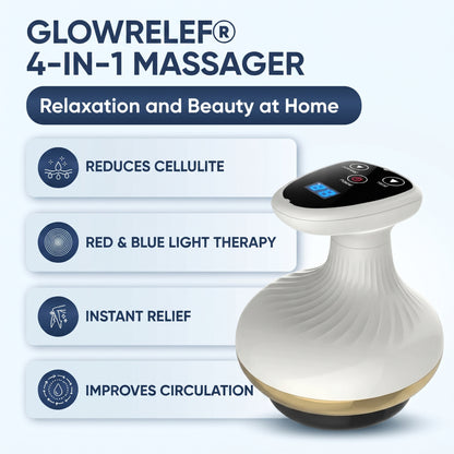 Erramienta de  masaje vacuvia glowrelef piel firme